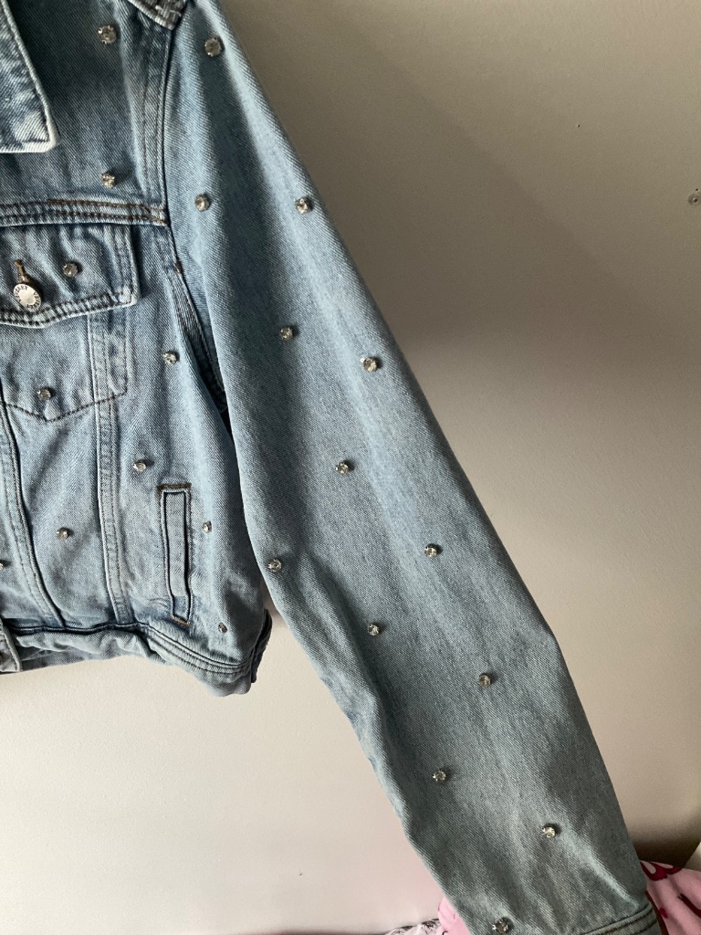 Veveret Rhinestone Denim Jacket - Picture 3 of 5